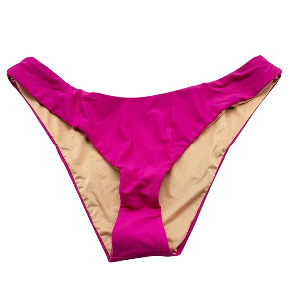 J. Crew Other - NWT J. Crew Barbie Pink Curved Waist Bikini Bottom Size Large